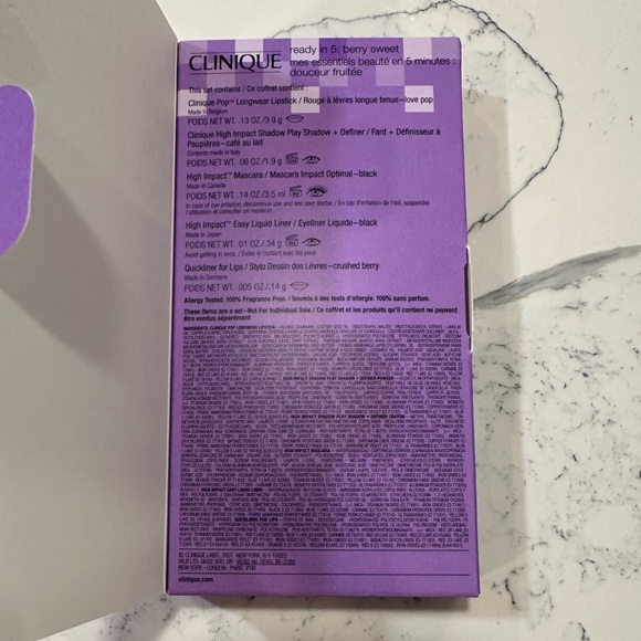 Clinique Set - Ready in 5: berry sweet ($99 value) - Picture 5 of 10